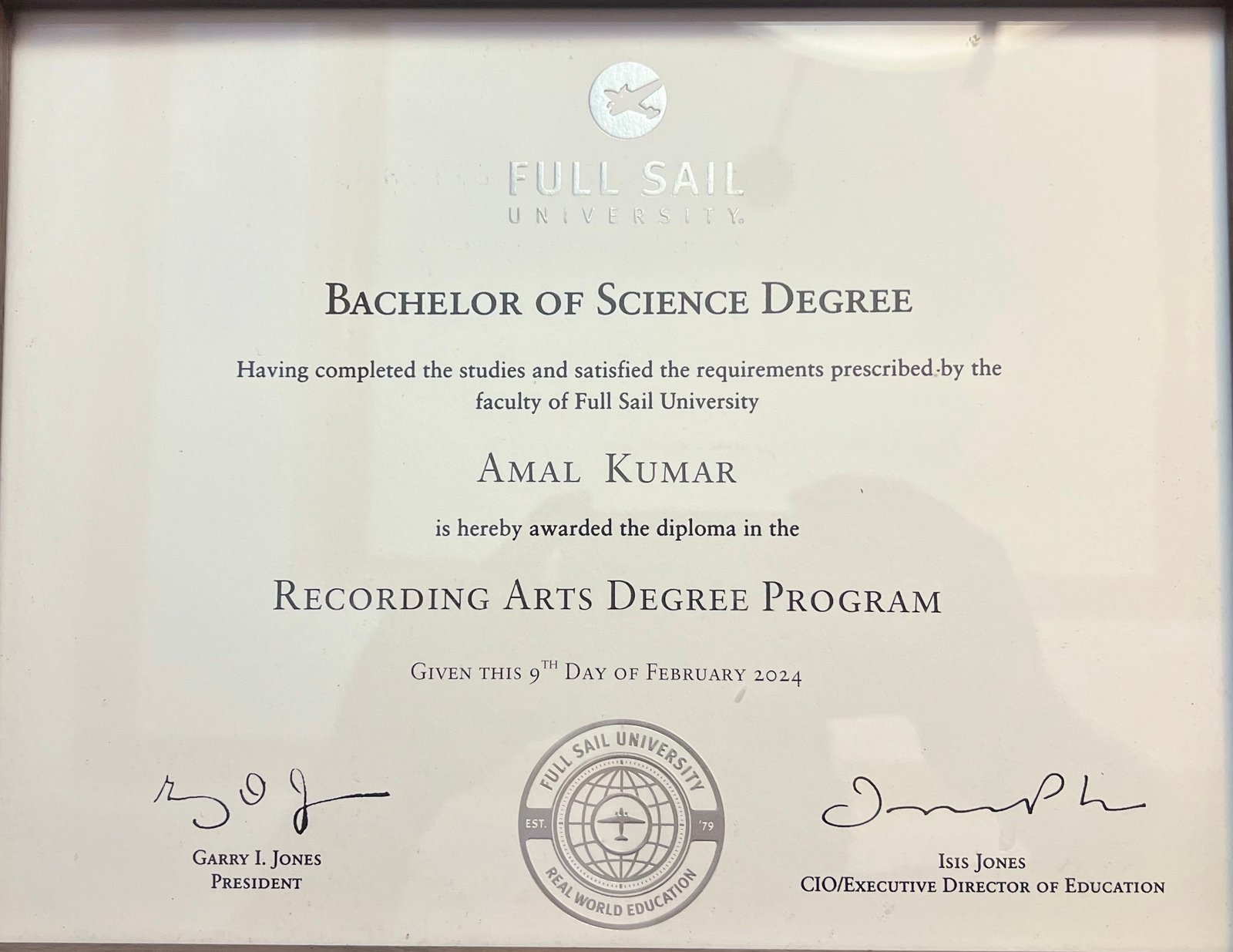 Recording Arts Diploma